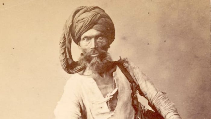 An Indian water carrier or