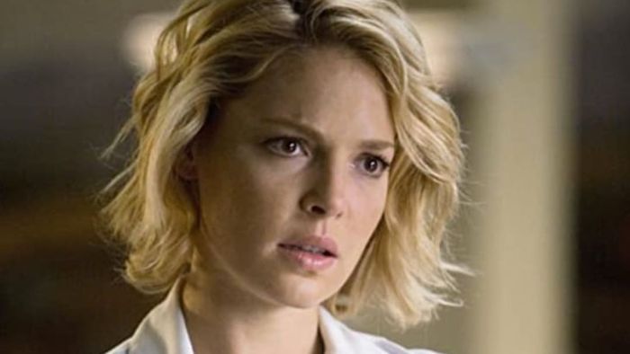 Katherine Heigl in Grey's Anatomy.