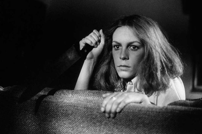 Jamie Lee Curtis on the set of