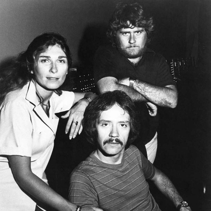 John Carpenter and Debra Hill on the Set of
