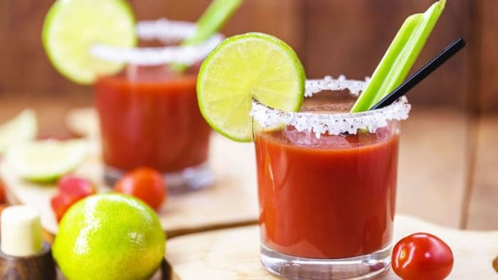 A classic Caesar cocktail.
