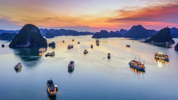 Tải ngay ảnh Vịnh Hạ Long từ trên cao chất lượng 4K