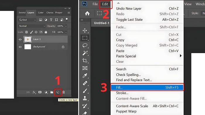 Cách tạo Pattern Photoshop ngẫu nhiên - bước 3