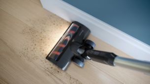 Đầu hút chính xác lướt sát tường tới 1 mm.