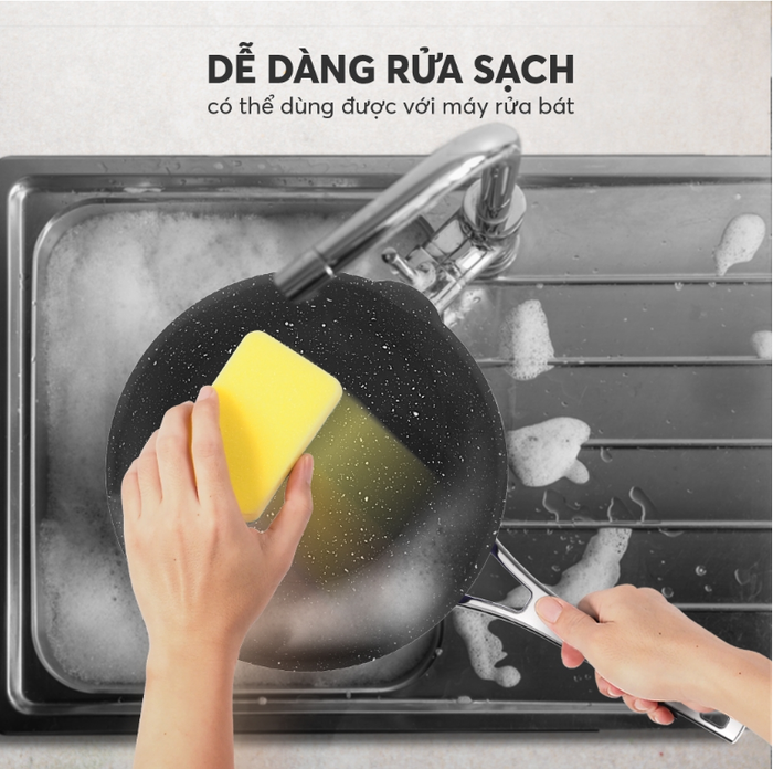 Chảo chống dính Inox liền khối Hera EL 8273 size 20cm