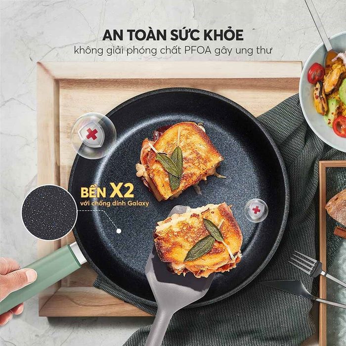 Chảo chống dính Elmich Hera II EL-5941GY24