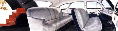 Interior view of the 1949-1951 Nash Airflyte