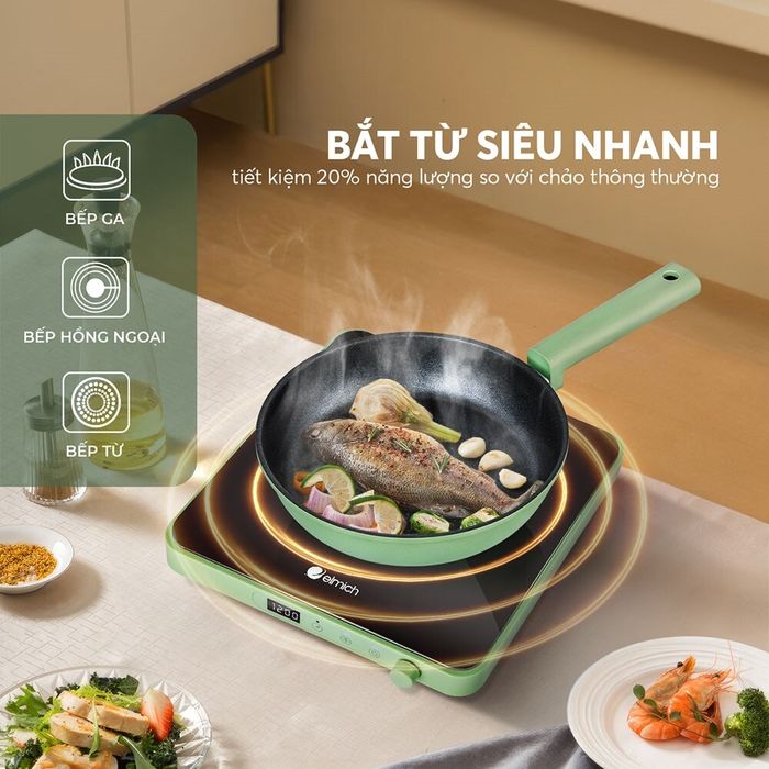 Chảo chống dính Elmich Hera II EL-5941GY24