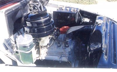 Engine view of the 1951 Nash Statesman