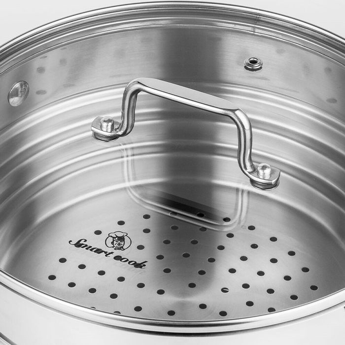 Bộ 3 nồi Inox kèm 1 xửng hấp