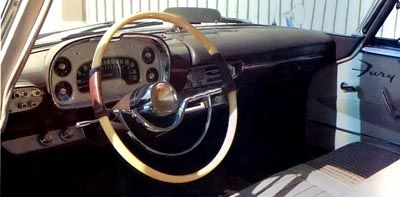 1957 Plymouth Fury interior
