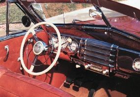 The Buick Super Convertible Limited featured a luxurious interior that enhanced the appeal of the smaller models in the lineup.
