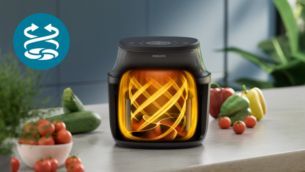 Nấu nhanh, chín đều với Công nghệ RapidAir Plus