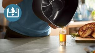 Giỏ đựng tách biệt với mỡ