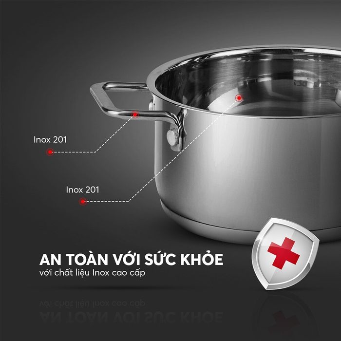 BỘ NỒI INOX 5 MÓN SMARTCOOK MINI SM 2303S SIZE 16,18,20, XỬNG HẤP 3 TẦNG SIZE 16,18,20cm: BỀN ĐẸP – ĐA TIỆN ÍCH
