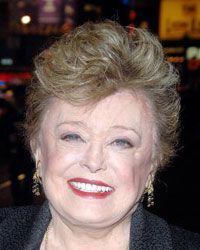 Rue McClanahan attending a Broadway play premiere in February 2009.