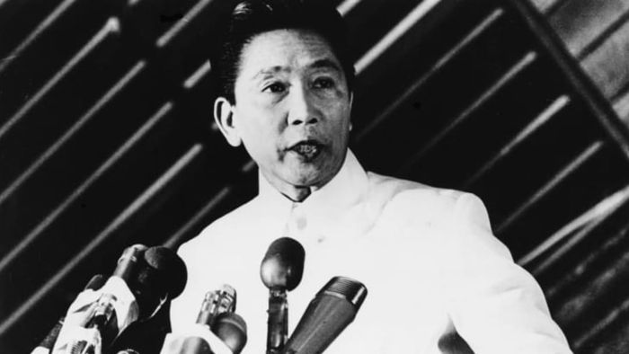 Photo of Ferdinand Marcos from 1976.