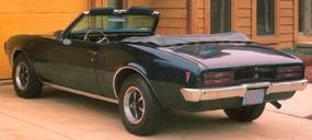The 1968 Pontiac Firebird Sprint convertible, a symbol of style and performance.