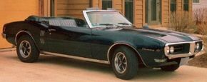 The 1968 Pontiac Firebird Sprint convertible, a classic blend of style and performance.