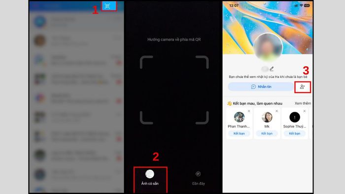 Hướng dẫn cách thêm bạn trên Zalo không cần số điện thoại - sử dụng mã QR