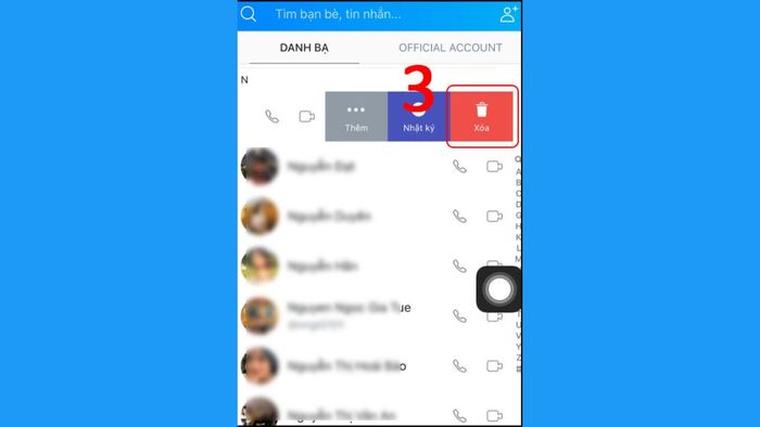 Giải pháp khắc phục Zalo không thể kết bạn - Lọc lại danh sách bạn bè Zalo - bước 2