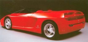 Side view of the 1989 Ferrari Mythos concept car