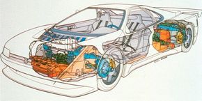 1988 Peugeot Oxia Concept Car Engine
