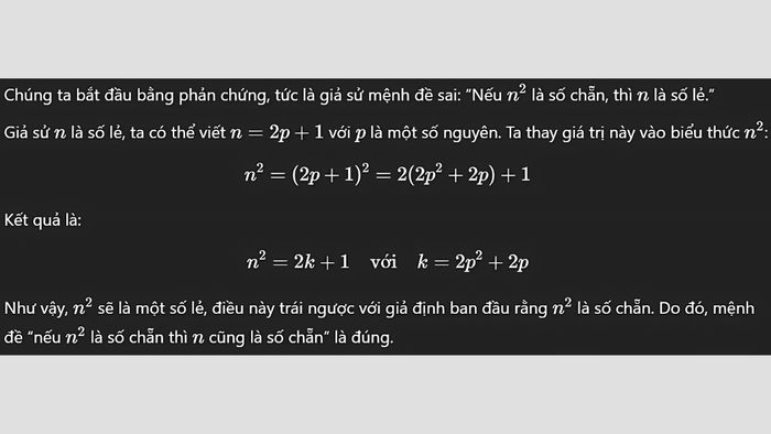 Bài tập liên quan đến chứng minh mệnh đề