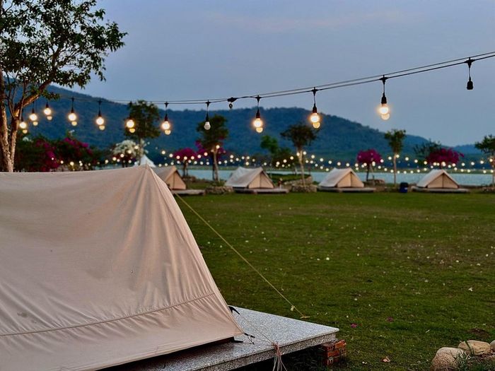 Bằng Lăng Glamping, điểm dã ngoại đầy phong cách bên hồ Dầu Tiếng