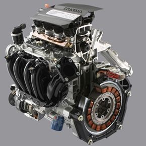The Honda Civic Hybrid combines a 1.3-liter i-VTEC engine with an electric motor