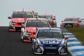 On Sept. 17, 2011, Shane Van Gisbergen piloted the #9 SP Tools Racing Ford during qualifying for the ninth round of the V8 Supercar Championship Series at Phillip Island Grand Prix Circuit in Phillip Island, Australia.