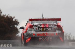 On Oct. 8, 2011, Jamie Whincup took the wheel of the #88 Team Vodafone Holden during practice for the Bathurst 1000, the tenth round of the V8 Supercars Championship Series, held at Mount Panorama in Bathurst, Australia.