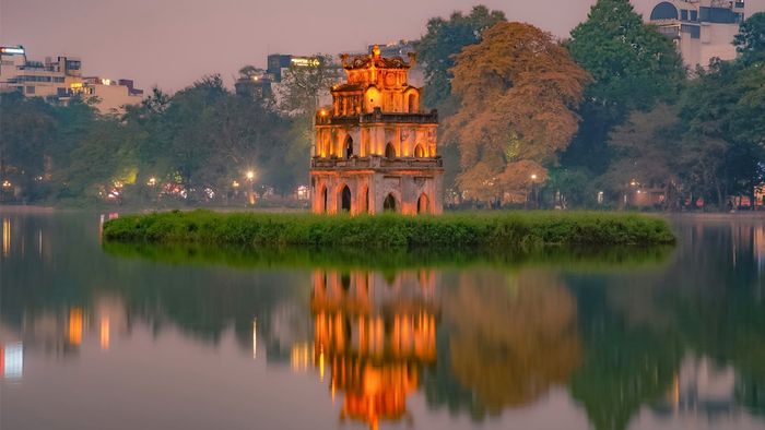 Tải hình ảnh Hồ Hoàn Kiếm đẹp với chất lượng 4k