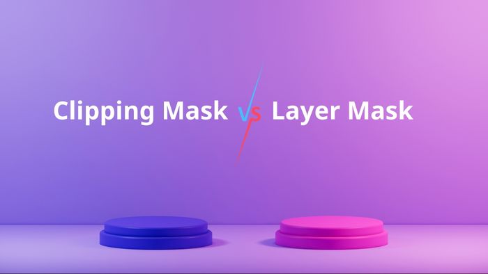 So sánh clipping mask trong Photoshop và Layer Mask