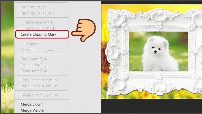 Hướng dẫn tạo Clipping Mask trong Photoshop bằng Magic Wand Tool - bước 4