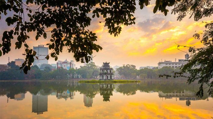 Tải hình ảnh Hồ Hoàn Kiếm đẹp mê hồn