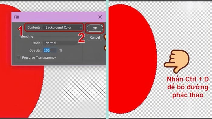 Hướng dẫn tạo Clipping Mask trong Photoshop bằng Marquee Tool - bước 4