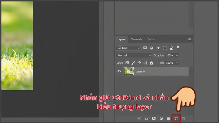 Hướng dẫn tạo Clipping Mask trong Photoshop bằng Marquee Tool - bước 2
