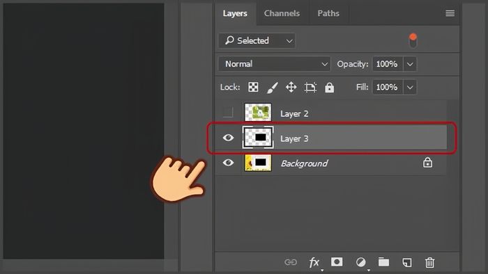 Hướng dẫn tạo Clipping Mask trong Photoshop bằng Magic Wand Tool - bước 3