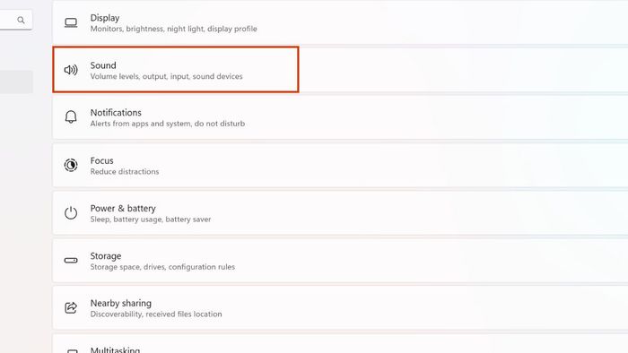 Cách điều chỉnh micro trên Windows 10, bước 1