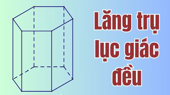 Hình lăng trụ lục giác đều