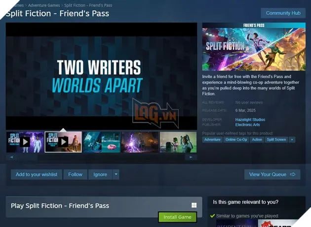 Split Fiction Có Thể Thiết Lập Tiêu Chuẩn Mới Cho Dòng Game Hợp Tác 2