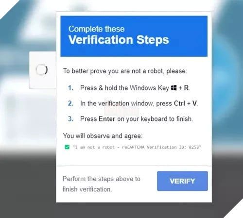 Chiến lược tấn công mạng mới: Lợi dụng CAPTCHA giả mạo để phân phối mã độc 2