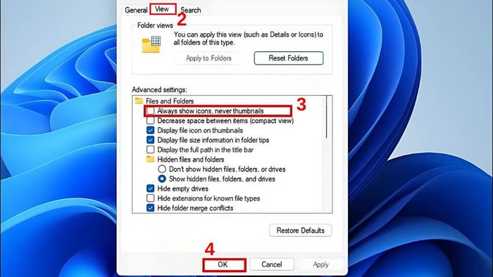 Hình minh họa: Tắt bộ nhớ đệm Thumbnail bước 1