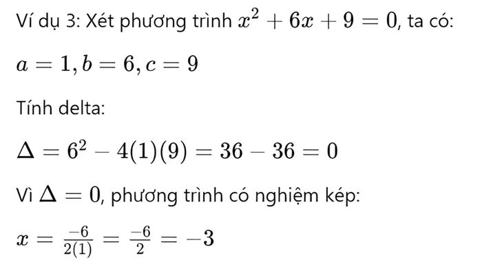 nghiệm kép là nghiệm gì