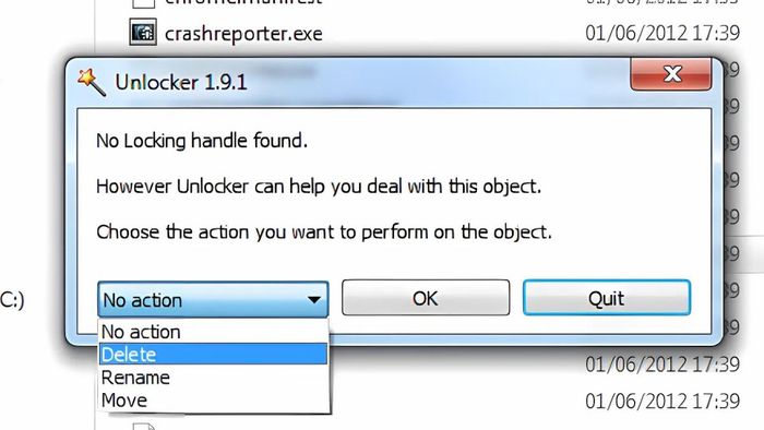 Mở khóa tệp bằng phần mềm bên thứ ba