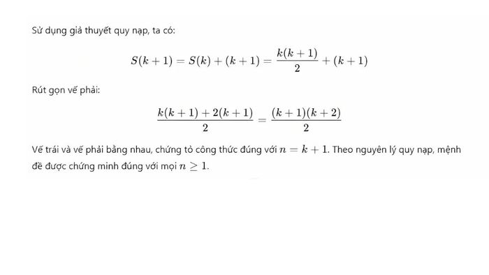 quy nạp toán học là gì