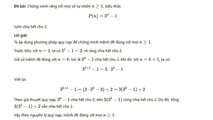 phương pháp quy nạp là gì