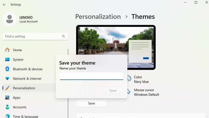 Cách tạo theme Windows 10 cá nhân - bước thứ năm