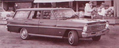 The 1966 Chevy Nova Wagon was part of the 1966 Chevrolet Chevy II and Nova lineup.